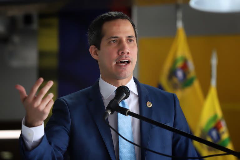 13/08/2022 El dirigente opositor venezolano Juan Guaidó