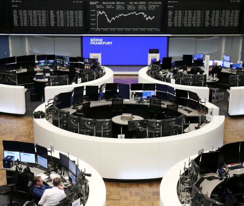 German share price index DAX graph is pictured at the stock exchange in Frankfurt