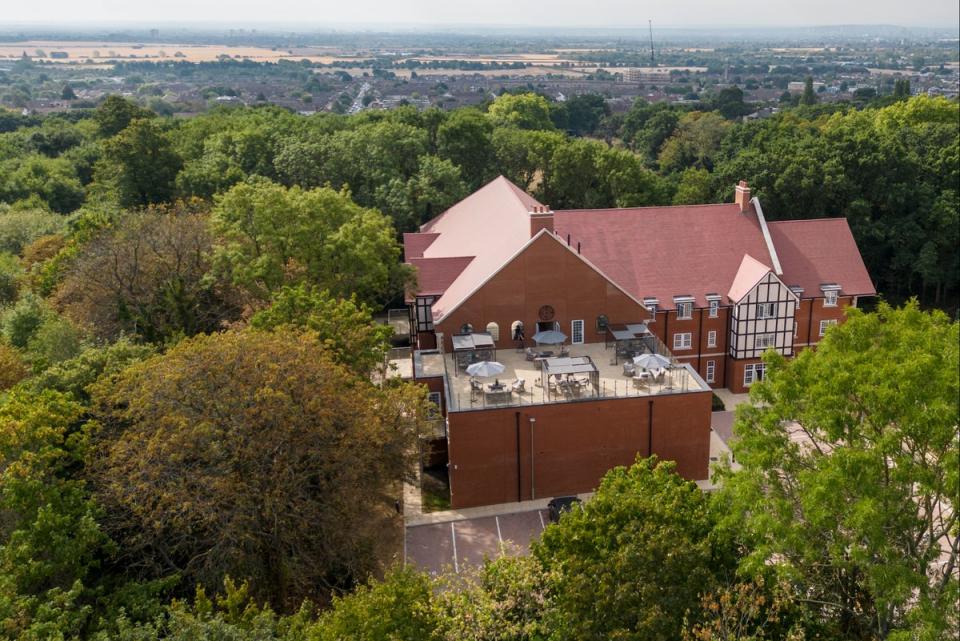 The Canopy in Chigwell has a rooftop terrace, lounges and private woodland (Ian Roman)