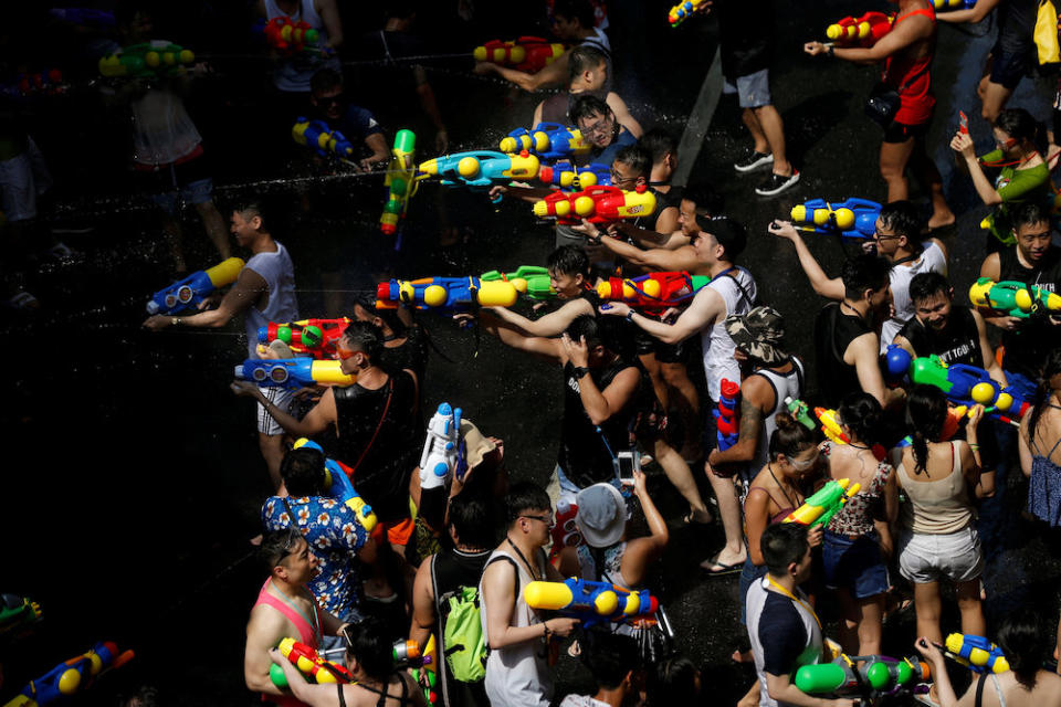 Hong Kong police have arrested a man for using a water pistol to rob a finance company. ― Reuters pic