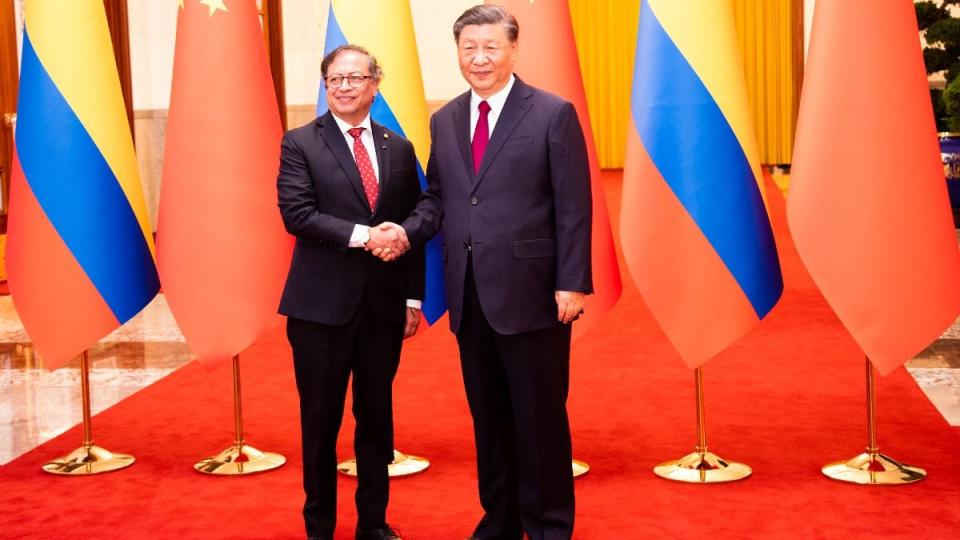 Presidentes Gustavo Petro y Xi Jinping. Foto: Cortesía