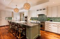 <p>“In lieu of grays and greiges, a more natural color palette will be a trend, especially in kitchen design. Of course, that palette includes green. The emphasis will be on muted, soothing shades like olive, fern and sage.” — <strong><em><a href="https://urldefense.com/v3/__https://mailtrack.io/trace/link/f078dd576a493f54c78c409da23708170e33418f?url=https%2A3A%2A2F%2A2Fwww.gwifl.com%2A2F&userId=7469942&signature=eacb0e00fe4fdd22__%3BJSUlJQ%21%21Ivohdkk%21g07dNxf-MJUHqKnCsneQJ4sHE5TCL3h7RnKQk4tX_EQdznrChMr9KITRgHDqH3TBf_mDmiQP34qb93h9RfFAbXqvqwR931I%24" rel="nofollow noopener" target="_blank" data-ylk="slk:Gil Walsh, Gil Walsh Interiors;elm:context_link;itc:0;sec:content-canvas" class="link ">Gil Walsh, Gil Walsh Interiors</a></em></strong></p>