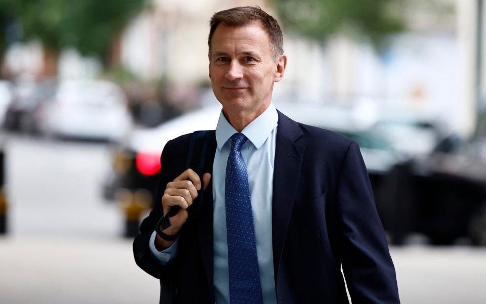 Shadow chancellor Jeremy Hunt has said Labour's claims about a surprise black hole in Treasury finances are a 'fabrication'