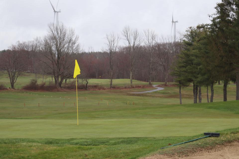 A view from the green of Gardner Municipal's par four, 9th hole.