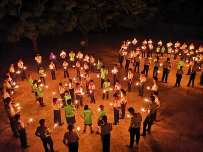 Earth Hour event in Maldives © Earth Hour-Maldives (CNW Group/World Wildlife Fund Canada)