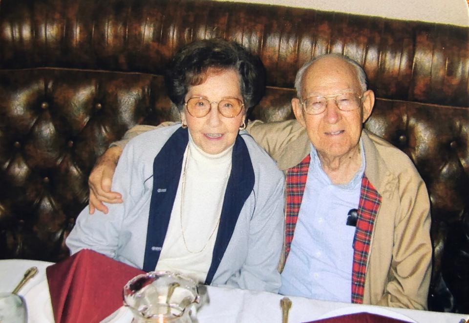 Lorene Porter and her husband, Francis, celebrate their 60th wedding anniversary.