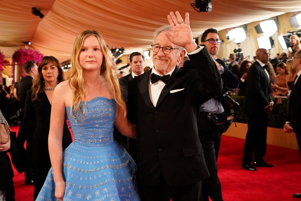 Steven Spielberg on the red carpet at the 96th Oscars at the Dolby Theatre at Ovation Hollywood in Los Angeles on Sunday, March 10, 2024. Mandatory Credit: Robert Hanashiro-USA TODAY ORG XMIT: USAT-872353 (Via OlyDrop)
(Credit: Robert Hanashiro, Robert Hanashiro-USA TODAY)