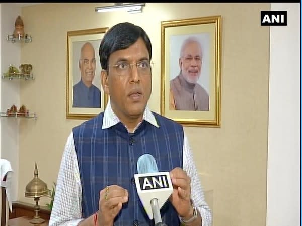 Minister of State for Chemicals and Fertilizers Mansukh Mandaviya. [Photo/ANI]