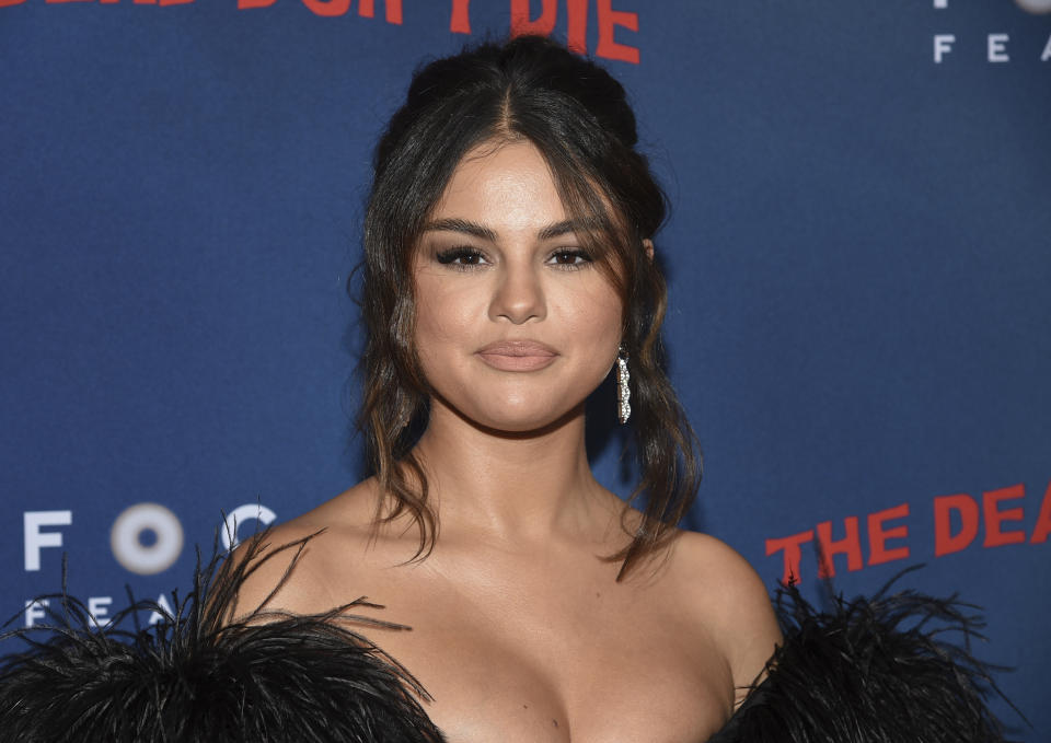 Actress Selena Gomez attends the premiere of "The Dead Don't Die" at the Museum of Modern Art on Monday, June 10, 2019, in New York. (Photo by Evan Agostini/Invision/AP)