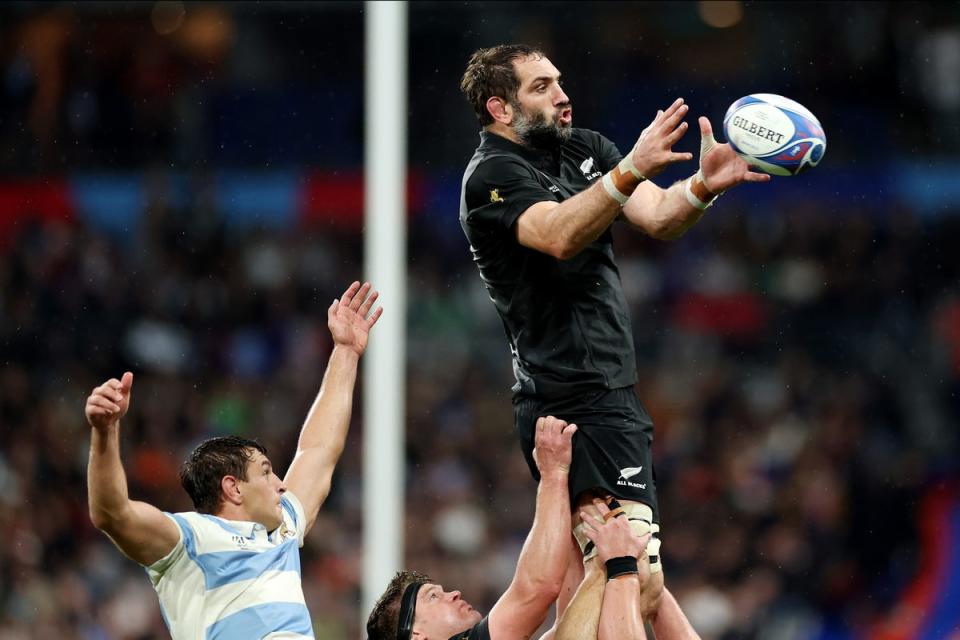 Veteran lock Sam Whitelock helped lay the foundations for New Zealand’s win (Getty Images)