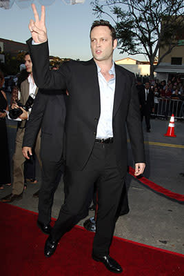 Vince Vaughn at the Westwood premiere of Universal Pictures' The Break-Up