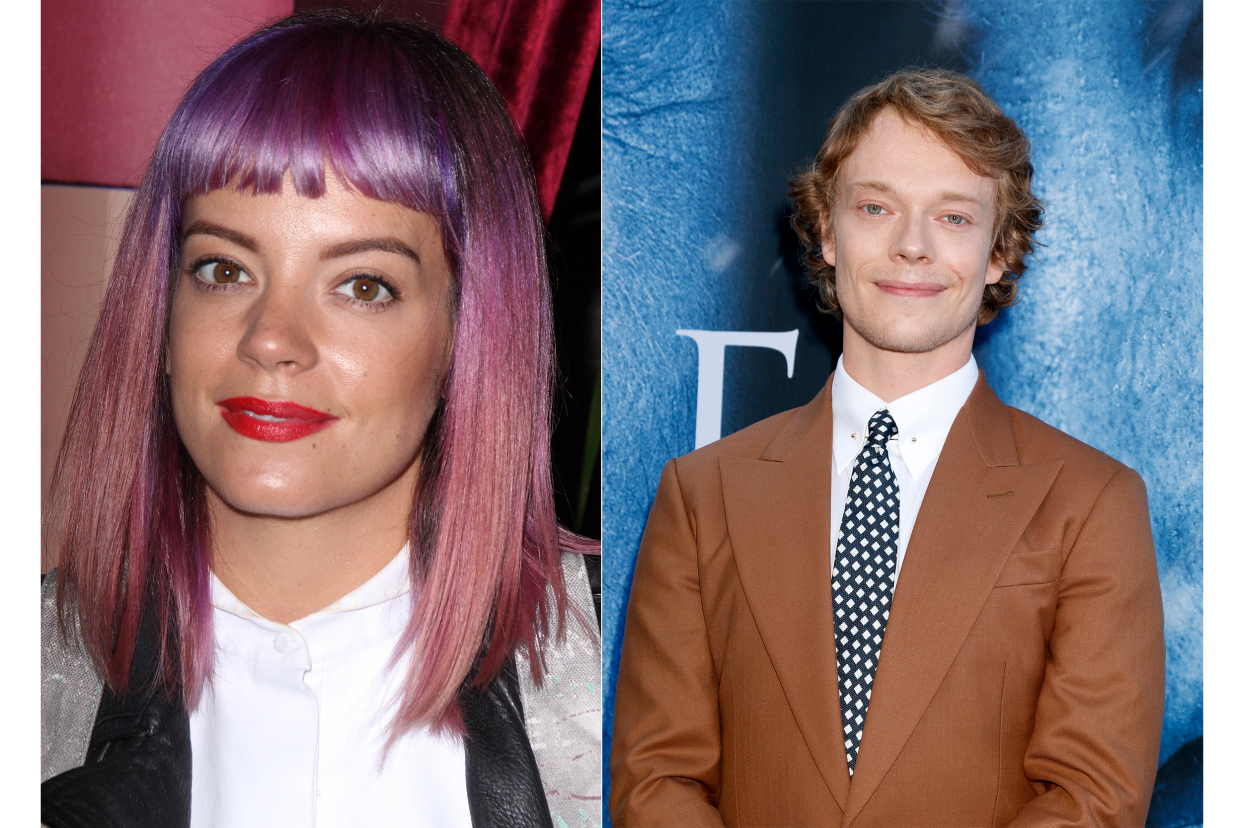 Lily Allen and Alfie Allen