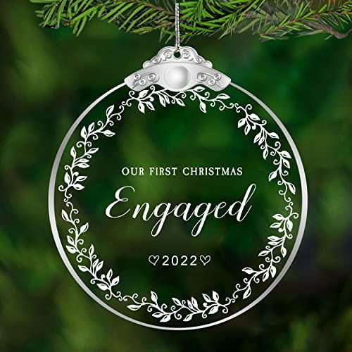 3) Christmas Engaged Ornaments