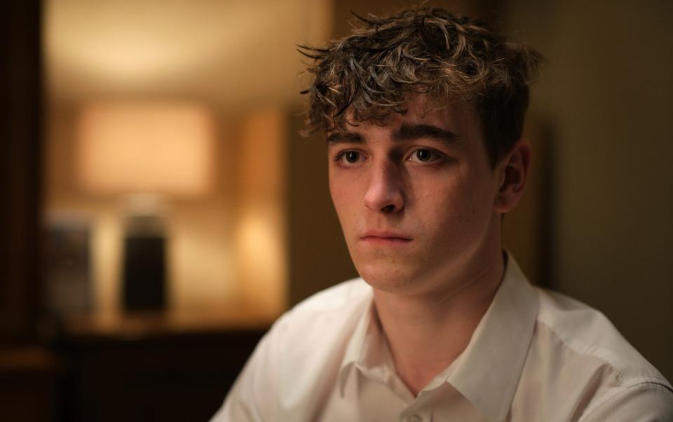 Rhys Connah, who has grown up on screen as Ryan Cawood, handled the episode's difficult scene admirably - Matt Squire/BBC