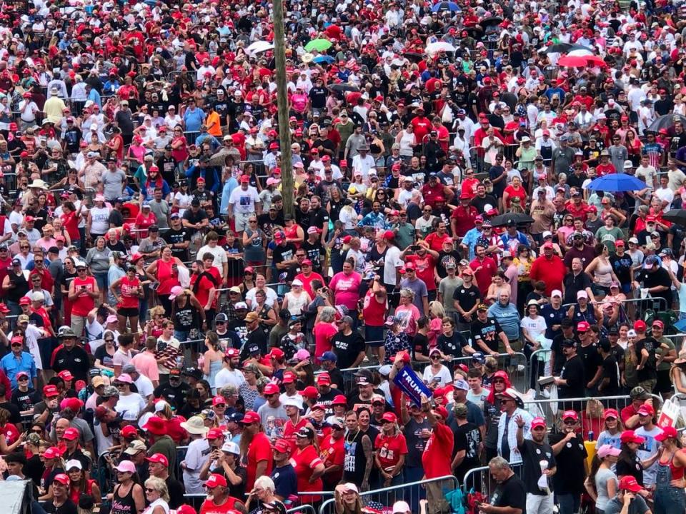 Live updates Bojangles Coliseum parking at capacity for Donald Trump