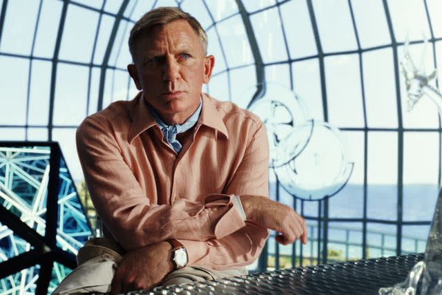 Netflix Daniel Craig in 'Glass Onion: A Knives Out Mystery' as detective Benoit Blanc