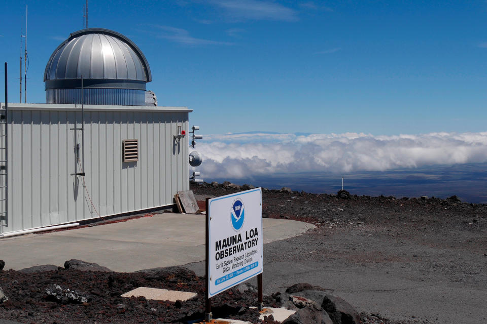 Mauna Loa Atmospheric Baseline Observatory. - Credit: Susan Cobb/NOAA Global Monitoring Laboratory/AP