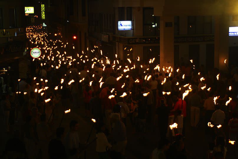 Fiestas en Albacete, con antorchas en San Juan - By Angel Aroca Escámez