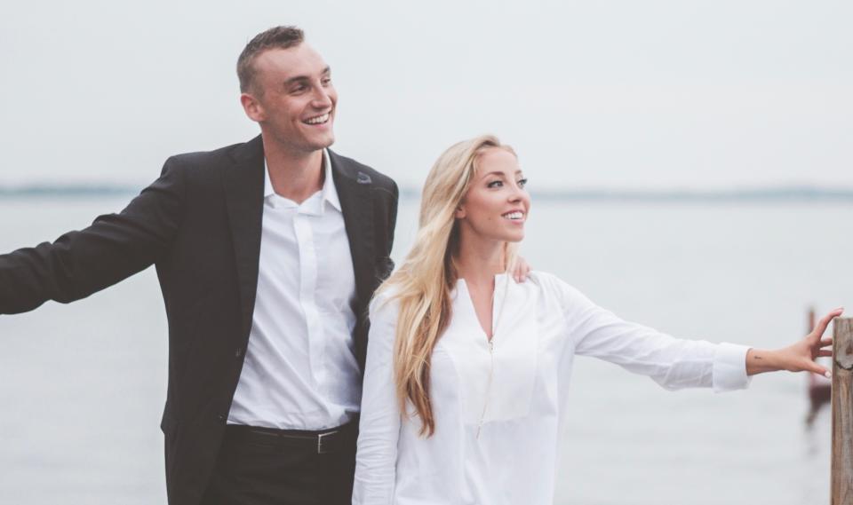 Sam Dekker and Olivia Harlan decided to ask wedding guests to make donations to the Children’s Cancer Family Foundation instead of buying them gifts, and they have been blown away by the generous response. (Photo courtesy of the Children’s Cancer Family Foundation)