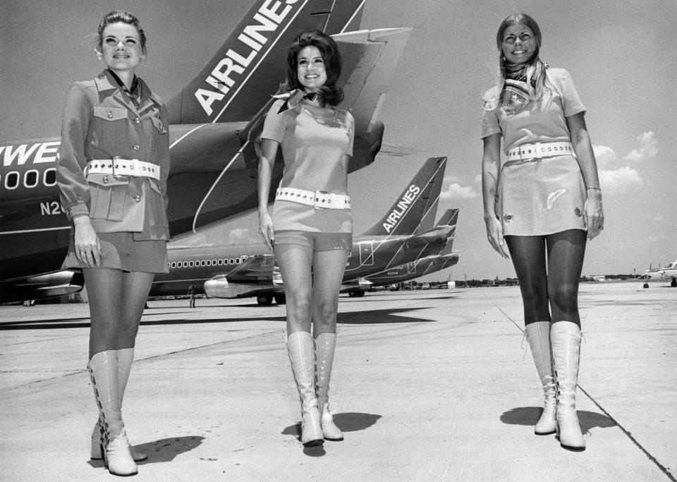 southwest airlines uniform old vintage