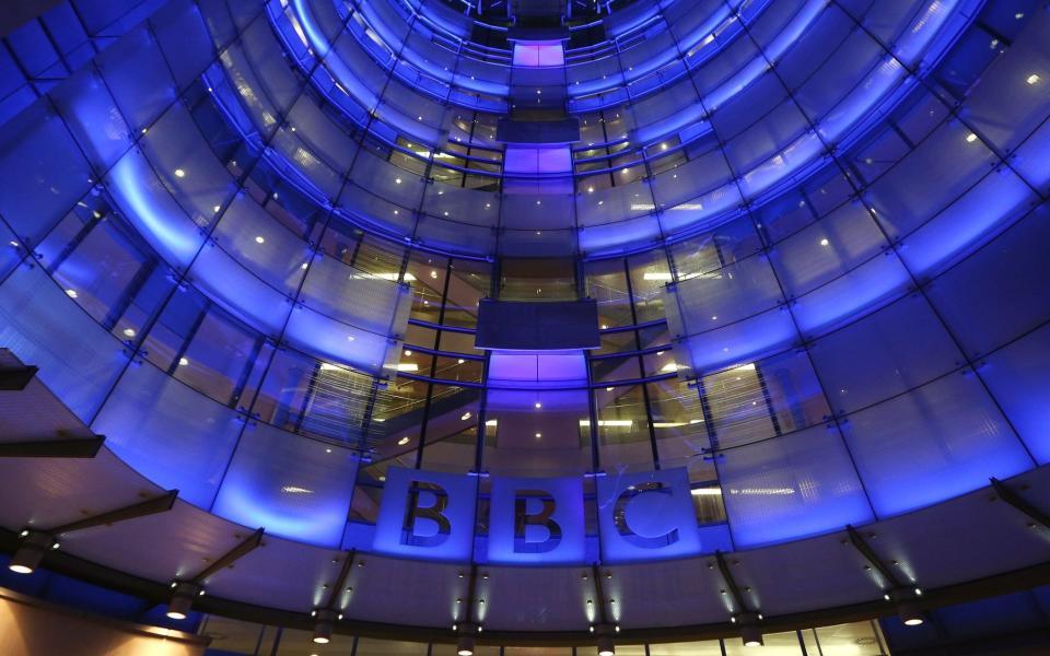 LONDON, ENGLAND - NOVEMBER 13: The BBC headquarters at New Broadcasting House is illuminated at night on November 13, 2012 in London, England. Tim Davie has been appointed the acting Director General of the BBC following the resignation of George Entwistle after the broadcasting of an episode of the current affairs programme 'Newsnight' on child abuse allegations which contained errors. - Oli Scarff/Getty Images