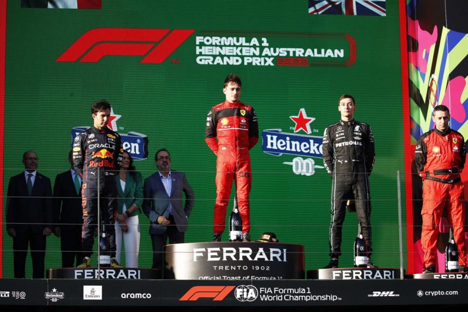 Ferrari、Red Bull、Mercedes：澳洲站是今年首次有三隊均分頒獎台席位的比賽結果，這順序會預告什麼嗎？