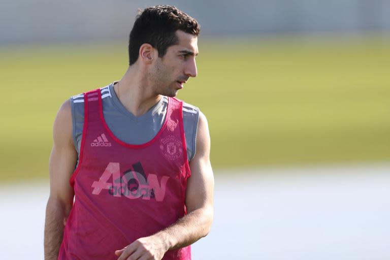 Heading to Arsenal? Henrikh Mkhitaryan left out by Manchester United to 'protect the situation' ahead of possible transfer