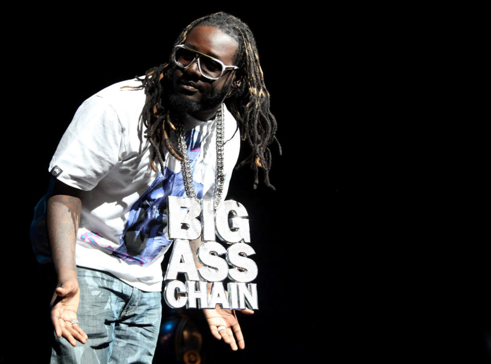 T-Pain performs live in 2009, the year Les set out to launch the app. (Photo credit: Angela Weiss/Getty Images)