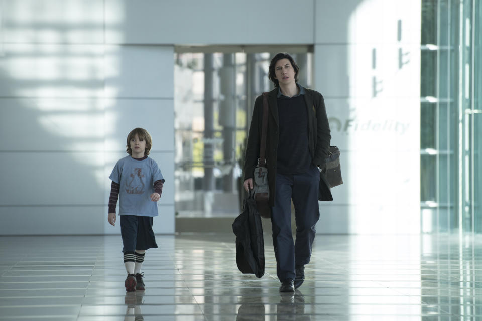 Azhy Robertson and Adam Driver in "Marriage Story" (Photo: Wilson Webb)