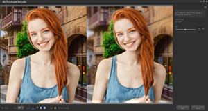 AI Portrait Mode automatically analyzes an image and blurs the background, keeping the focus on your subject.