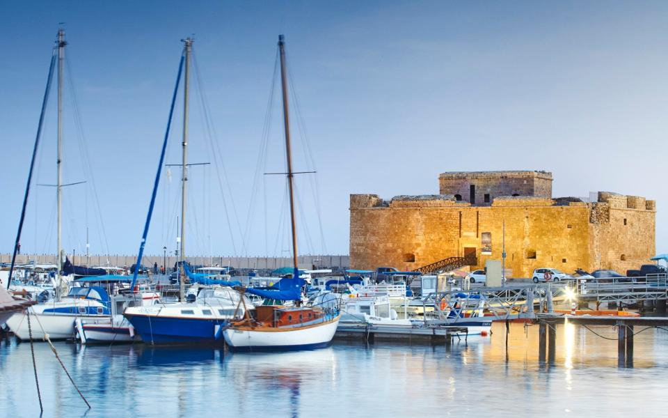 Paphos Harbour in Cyprus