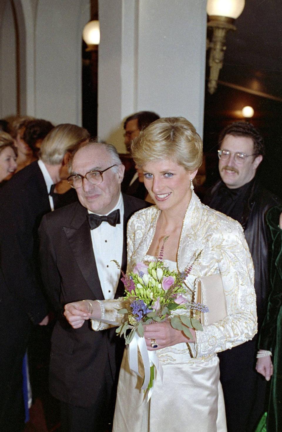 Diana en la presentación que realizó la Opera Nacional de Gales en Brooklyn, como parte de su primer gira en solitario (Alamy Stock Photo)