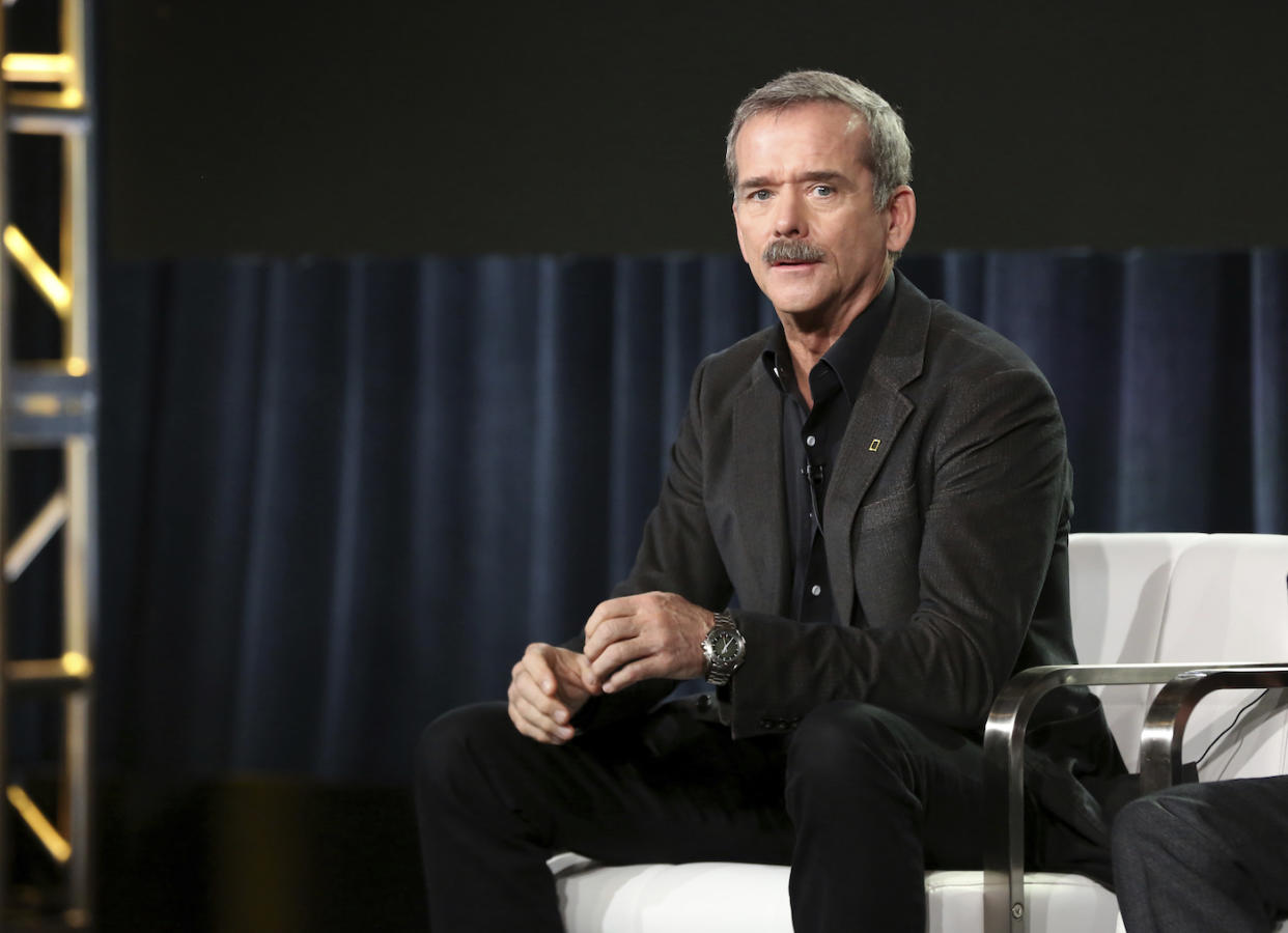 Chris Hadfield hat Zweifel daran geäußert, dass Menschen mit den derzeit vorhandenen Technologien zum Mars reisen werden. (Bild: Willy Sanjuan/Invision/AP Images)