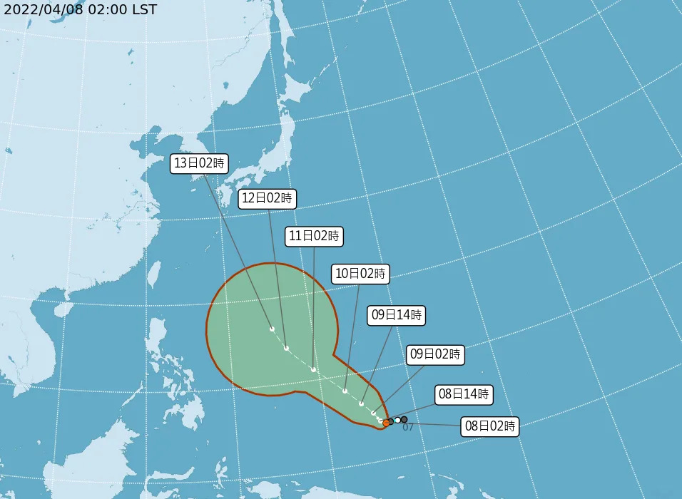 （取自氣象局網站）