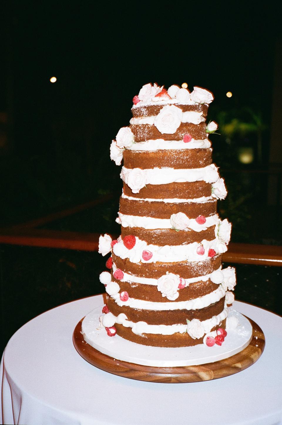 Sweet Guilt in Miami made the most amazing “naked cake.” I love coconut, but also wanted to incorporate some berries. I wasn’t sure it would go together, but Angelica brought my dream cake to life.