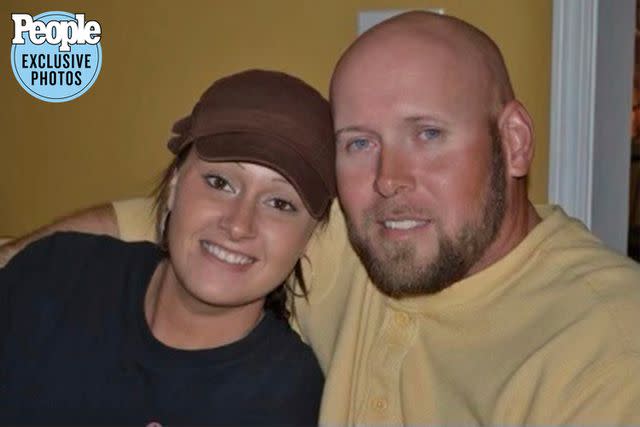 <p>Courtesy James Family</p> Meagan and Aaron James before Aaron's accident.