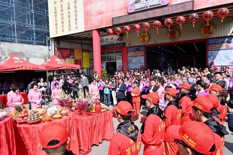 桃園龍德宮上週六起駕，今宣布提前結束。（翻攝自桃園龍德宮 四媽祖 粉絲團）