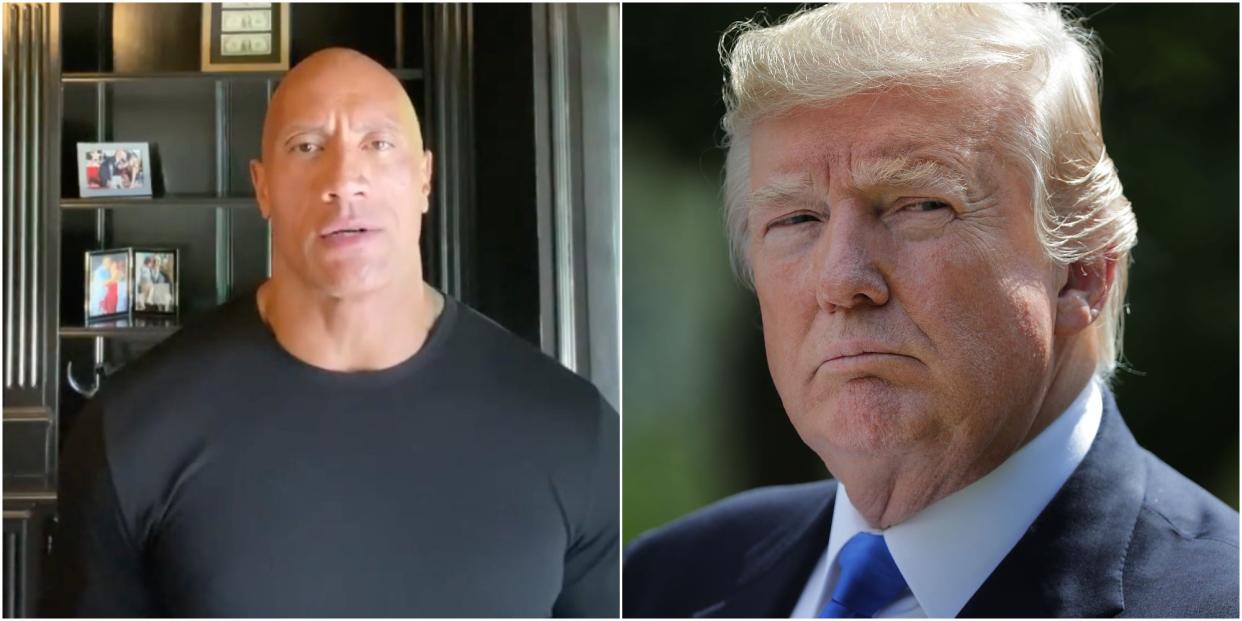 The Rock/Trump