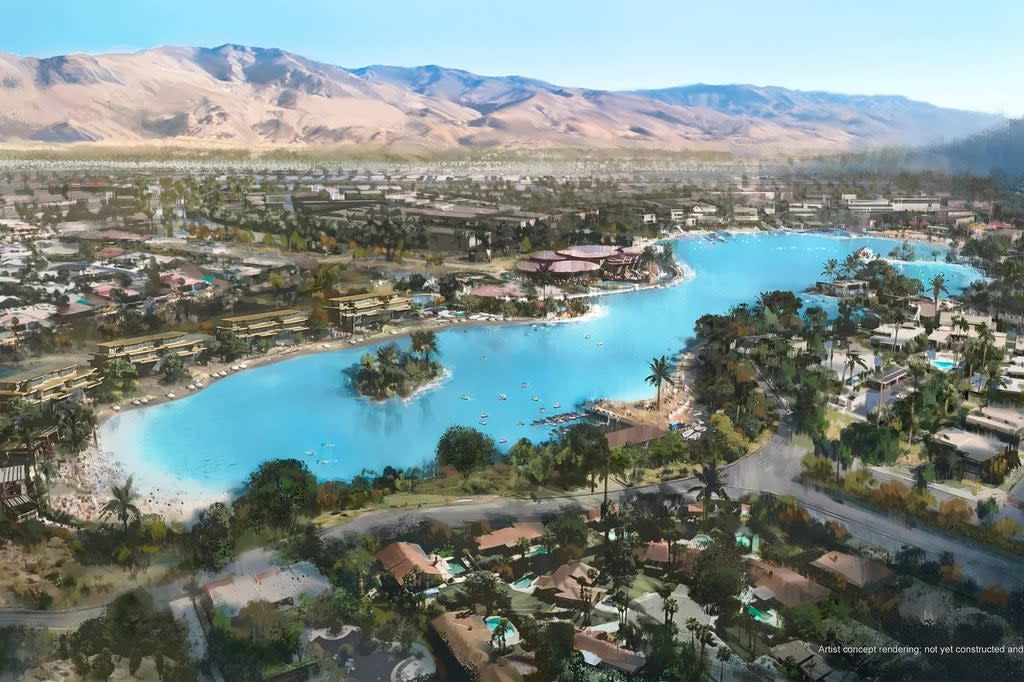 A rendering of Cotino, a planned community being built by Disney in Rancho Mirage, California. (Disney)