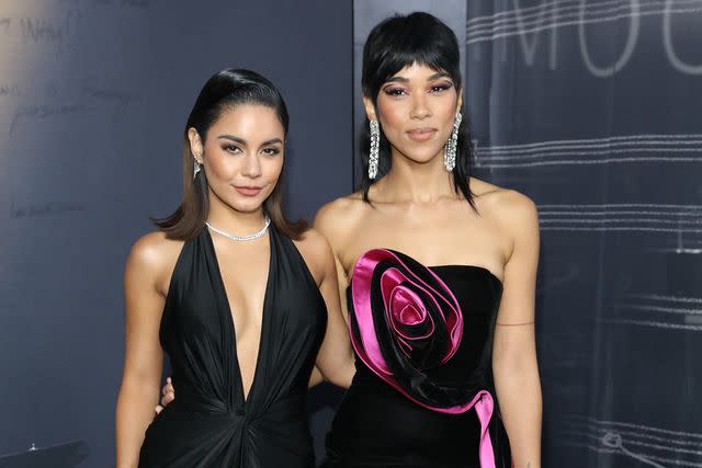 <p>Monica Schipper/Getty Images</p> Vanessa Hudgens and Alexandra Shipp