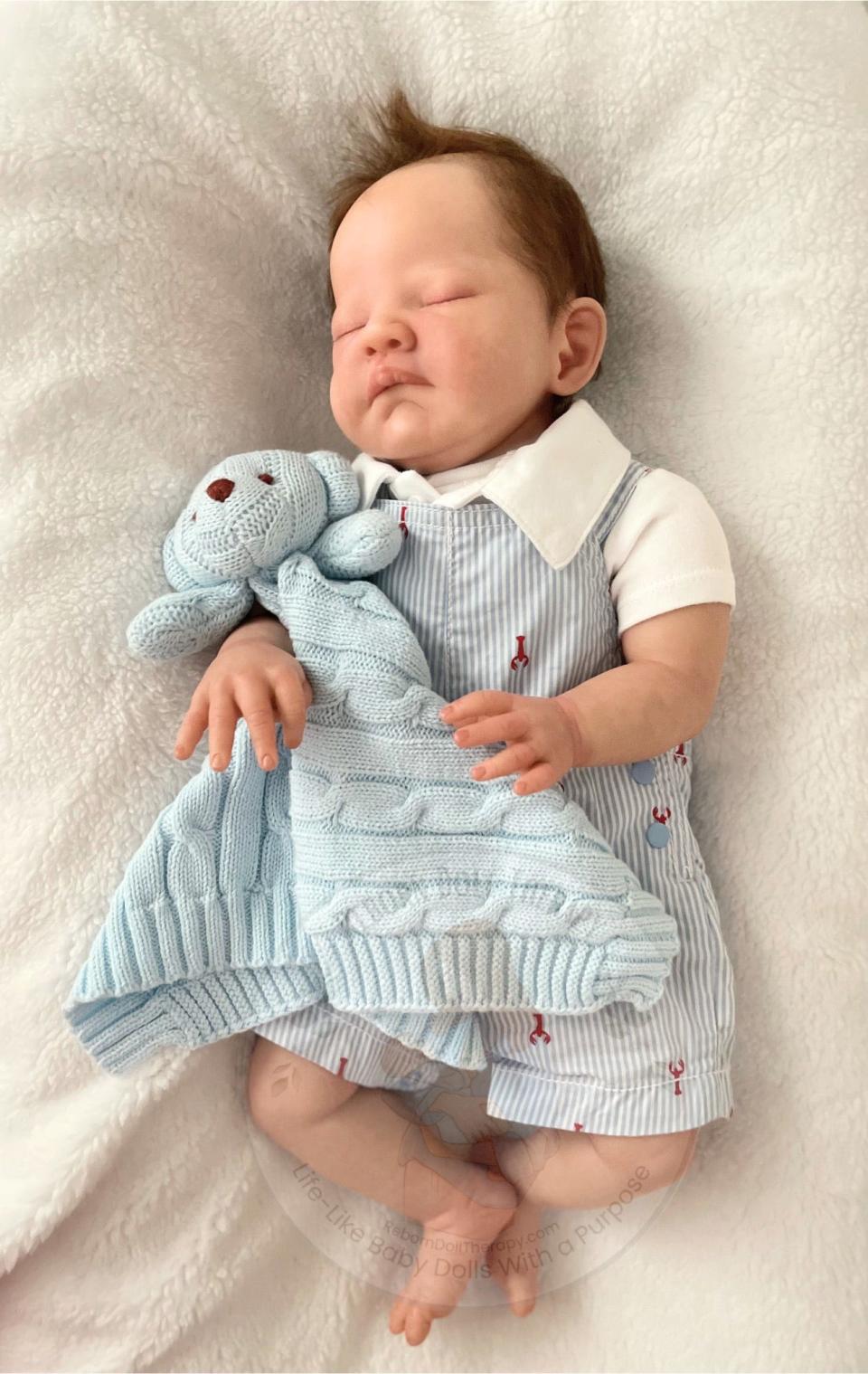 Meet Knoppe's reborn baby doll Charlie.