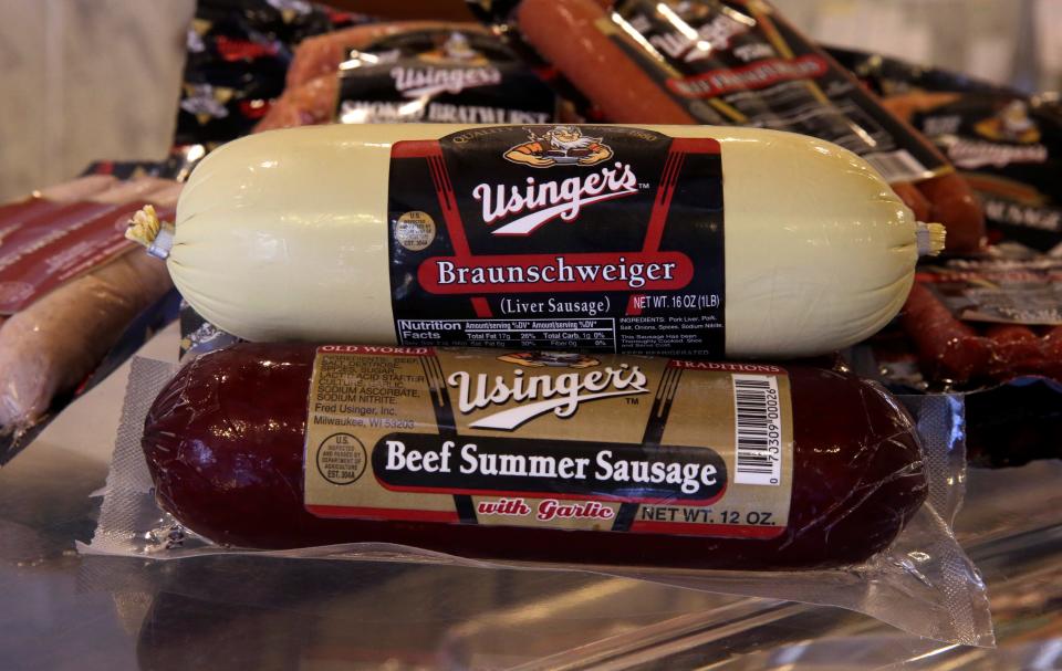 4. Usinger’s Famous Sausage has been in Milwaukee since 1880 when Fred Usinger moved to Milwaukee from Germany and started up his sausage shop.
