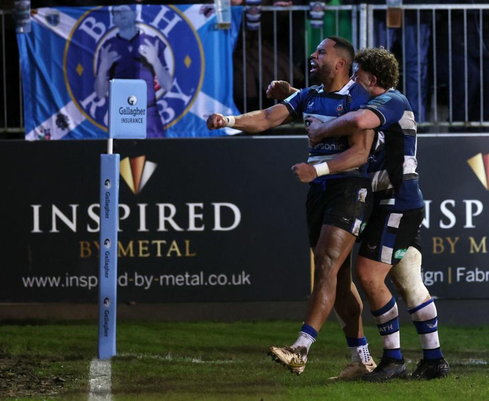 Cokanasiga has impressed during Bath’s climb to the top of the table (Getty Images)