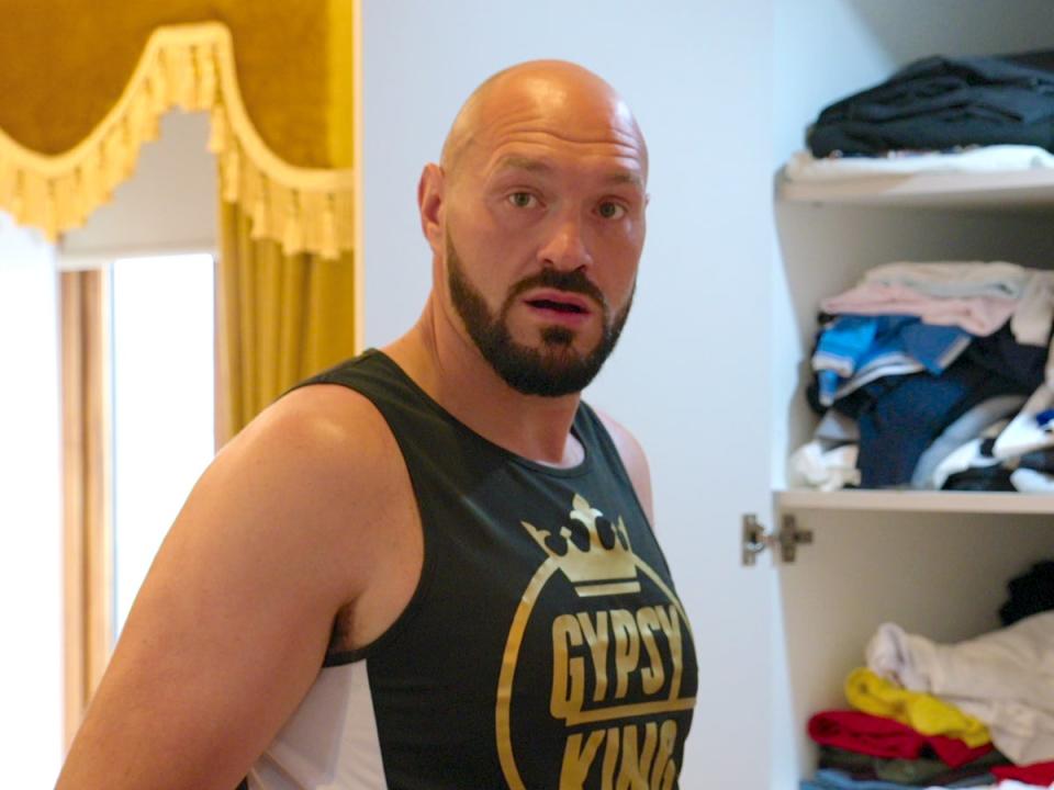 Tyson Fury in ‘At Home With The Furys’ (Netflix)