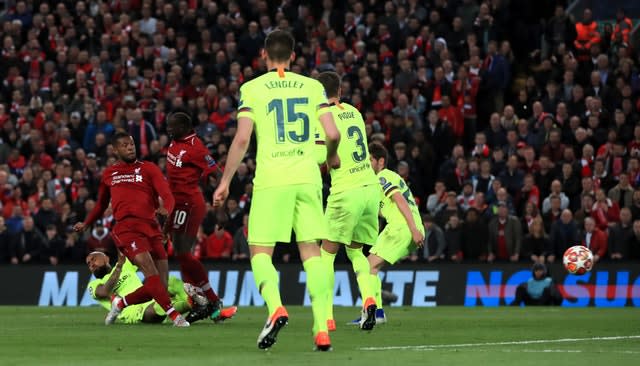 Liverpool v Barcelona – UEFA Champions League – Semi Final – Second Leg – Anfield