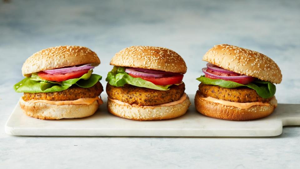 Smoky-Sweet Potato Burgers Recipe