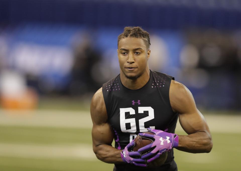 Justin Reid, the younger brother of Eric Reid, was drafted by the Houston Texans in the third round of the NFL draft. (AP)