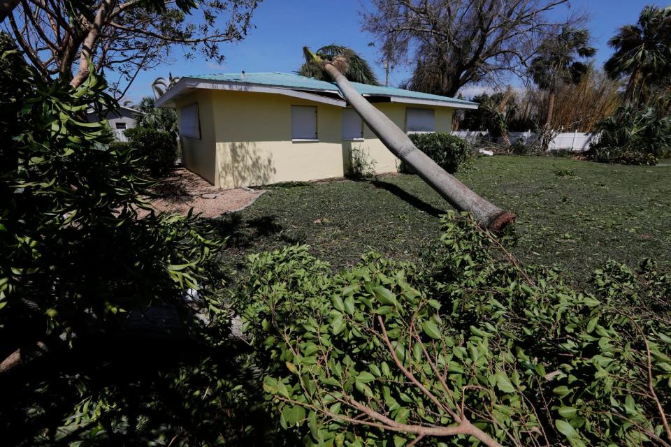 The city of Cape Coral showed major signs of damage after strong winds and flood waters as a result of Hurricane Ian impacted areas of the city on Thursday September 29, 2022.The city of Cape Coral showed major signs of damage after strong winds and flood waters as a result of Hurricane Ian impacted areas of the city on Thursday September 29, 2022.