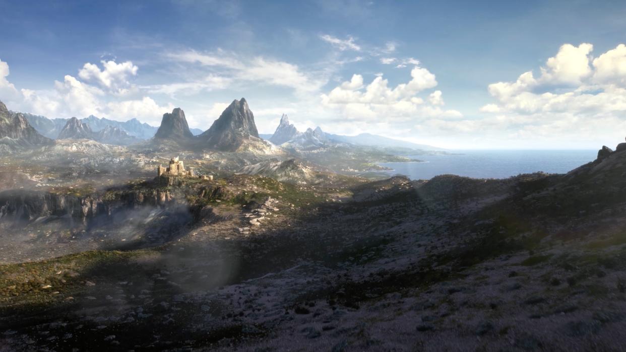  The setting for The Elder Scrolls 6. Mountains, grasslands and an ocean in the distance. 