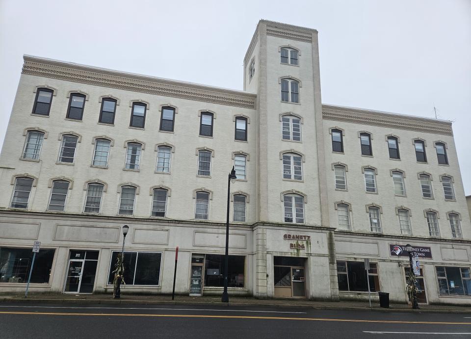 The Somerville Zoning Board of Adjustment will hold a public hearing on a proposal to convert the Granetz Building at the west end of Main Street into apartments and an adult day care facility.